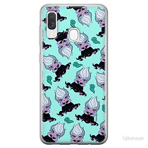 ERT GROUP mobiltelefonfodral för Samsung A40 originalt och officiellt licensierat Disney mönster Ursula 005 optimalt anpassad till formen på mobiltelefonen, fodral tillverkad av TPU plast 5905131464651