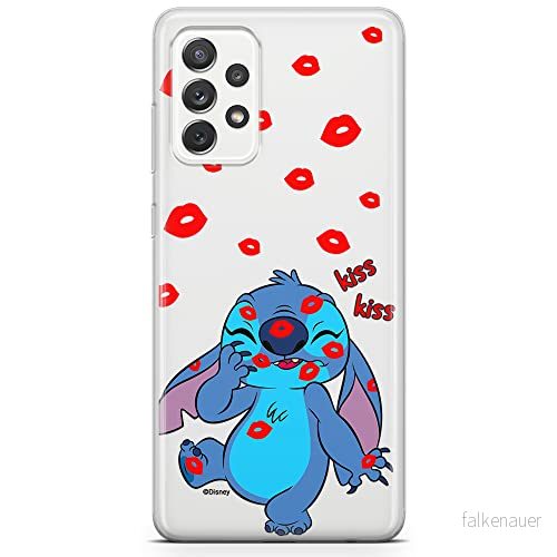 ERT GROUP mobiltelefonfodral för Samsung A73 5G originalt och officiellt licensierat Disney mönster Stitch 017 optimalt anpassad till formen på mobiltelefonen, gedeeltelijk transparant 5905131225771