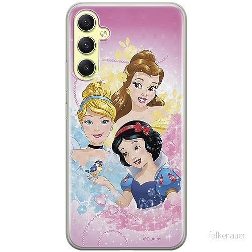 ERT GROUP mobiltelefonfodral för Samsung A34 5G originalt och officiellt licensierat Disney mönster Princesses 005 optimalt anpassad till formen på mobiltelefonen, fodral tillverkad av TPU plast 5905511788384
