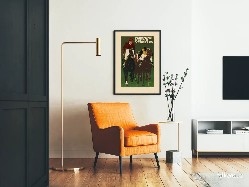 Vintageposter för hästkapplöpning Münchener Rennverein E.V. - Bild 2