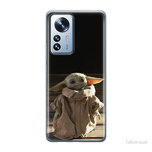 ERT GROUP mobiltelefonfodral för Xiaomi 12 / 12X originalt och officiellt licensierat Star Wars mönster Baby Yoda 001 optimalt anpassad till formen på mobiltelefonen, fodral tillverkad av TPU plast 5905511486075