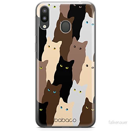 ERT GROUP mobiltelefonfodral för Samsung M20 originalt och officiellt licensierat Babaco mönster Cats 001 optimalt anpassad till formen på mobiltelefonen, fodral tillverkad av TPU plast 5905131056214