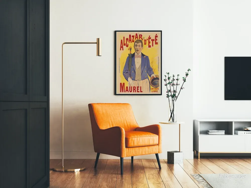 Vintageposter Alcazar d'Été Maurel - Retro väggdekoration - Bild 2