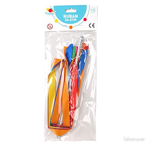 FLYPOP'S Gymnastikband lekspel 017011 slumpmässig färg plast skicklighetsspel barnleksak 100 cm x 1 från 3 år 3301040170119