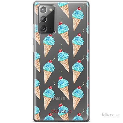 ERT GROUP mobiltelefonfodral för Samsung GALAXY NOTE 20 originalt och officiellt licensierat Babaco mönster Ice 002 optimalt anpassad till formen på mobiltelefonen, gedeeltelijk transparant 5904805391590