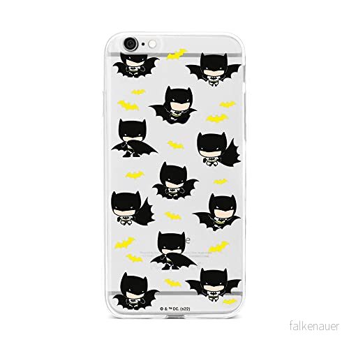 ERT GROUP mobiltelefonfodral för Iphone 6/6S originalt och officiellt licensierat DC mönster Batman 077 optimalt anpassad till formen på mobiltelefonen, gedeeltelijk transparant 5905131503916