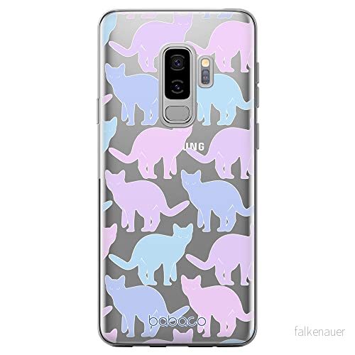 ERT GROUP mobiltelefonfodral för Samsung S9 PLUS originalt och officiellt licensierat Babaco mönster Cats 011 optimalt anpassad till formen på mobiltelefonen, gedeeltelijk transparant 5905131070036