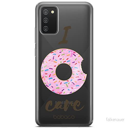 ERT GROUP mobiltelefonfodral för Samsung A02S originalt och officiellt licensierat Babaco mönster Donut 001 optimalt anpassad till formen på mobiltelefonen, gedeeltelijk transparant 5904805405679