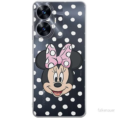 ERT GROUP mobiltelefonfodral för Realme C55 originalt och officiellt licensierat Disney mönster Minnie 057 optimalt anpassad till formen på mobiltelefonen, gedeeltelijk transparant 5905511859145
