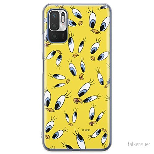 ERT GROUP mobiel telefoonhoesje voor Xiaomi REDMI NOTE 10 5G / POCO M3 PRO origineel en officieel erkend Looney Tunes patroon Tweety 006, hoesje is gemaakt van TPU 5904805611360