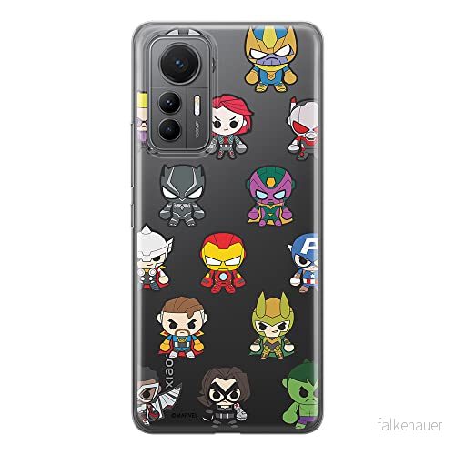 ERT GROUP mobiltelefonfodral för Xiaomi 12 LITE originalt och officiellt licensierat Marvel mönster Avengers 025 optimalt anpassad till formen på mobiltelefonen, gedeeltelijk transparant 5905511508678