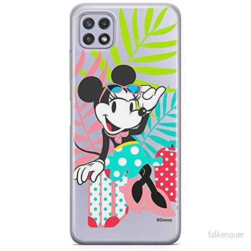 ERT GROUP mobiltelefonfodral för Samsung A22 5G originalt och officiellt licensierat Disney mönster Minnie 029 optimalt anpassad till formen på mobiltelefonen, gedeeltelijk transparant 5903932827644