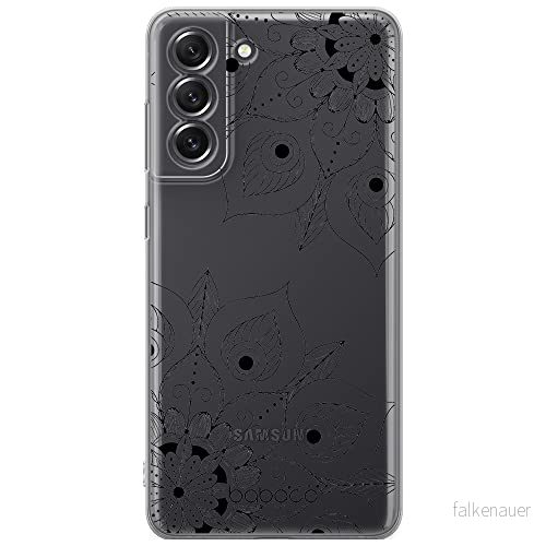 ERT GROUP mobiltelefonfodral för Samsung S21 FE originalt och officiellt licensierat Babaco mönster Mandalas 003 Vit optimalt anpassad till formen på mobiltelefonen, gedeeltelijk transparant 5904805824753