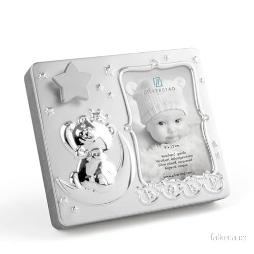 Zilverstad Fotoram Baby, med lekur, metall, silverfärger, 5,6 x 18,4 16 cm 8711871357798 Zilverstad Fotoram Baby, med lekur, metall, silverfärger, 5,6 x 18,4 16 cm 8711871357798