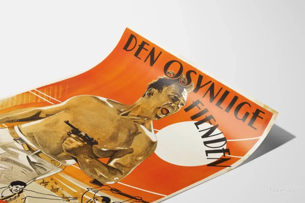 Vintageposter The Lost Patrol - retrostil och konstnärlig väggdekoration - Bild 3