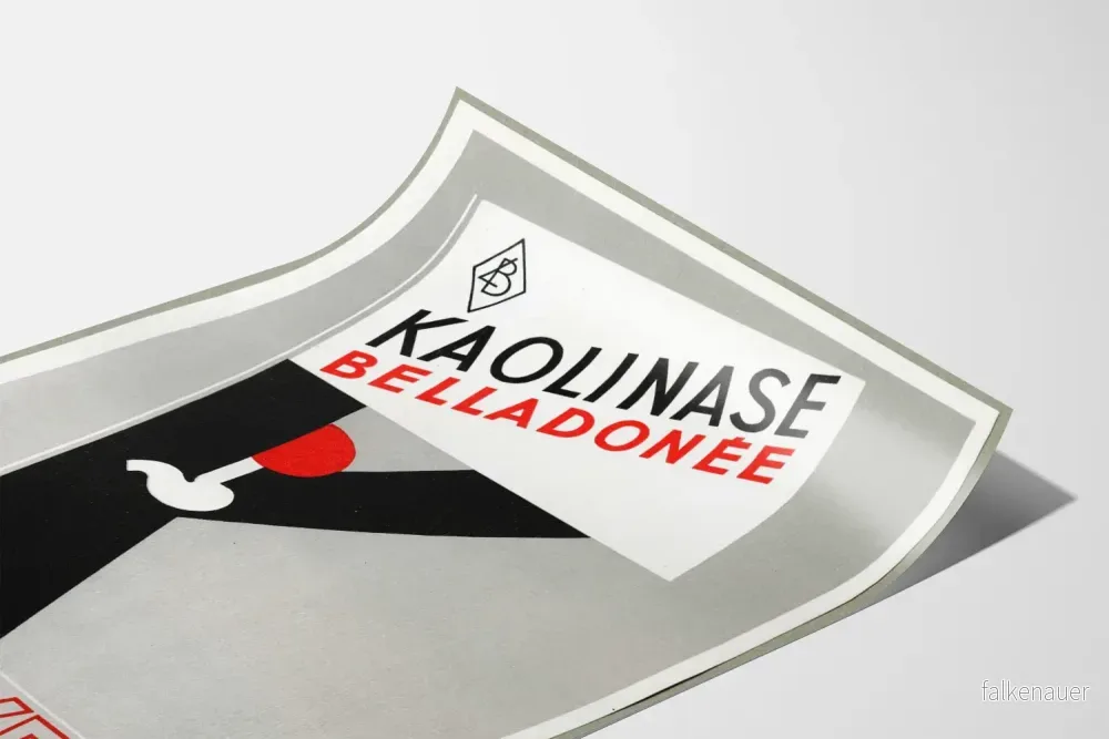 Vintage reklamposter för Kaolinase Belladonée - Bild 3