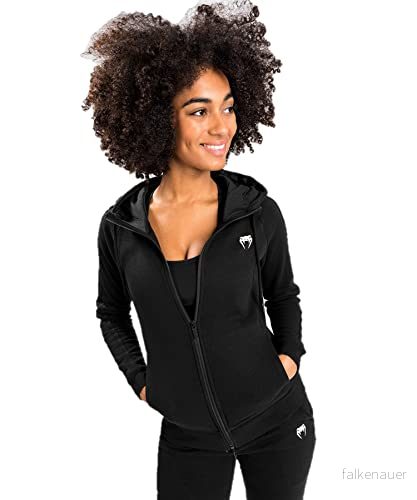 Venum Essential dragkedja huvtröja svart XS 3611441697529