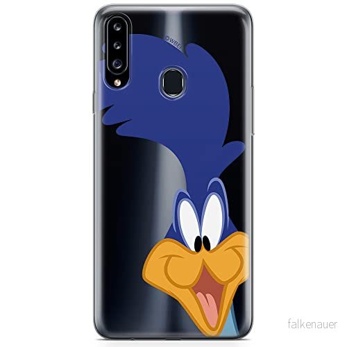 ERT GROUP mobiltelefonfodral för Samsung A20S originalt och officiellt licensierat Looney Tunes mönster Road Runner 001 optimalt anpassad till formen på mobiltelefonen, gedeeltelijk transparant 5904805439018
