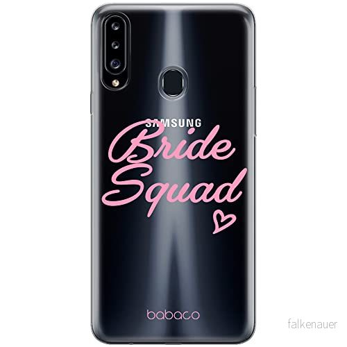ERT GROUP mobiltelefonfodral för Samsung A20S originalt och officiellt licensierat Babaco mönster Bride Squad 001 Vit optimalt anpassad till formen på mobiltelefonen, gedeeltelijk transparant 5904805768804