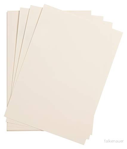 Clairefontaine 975275C Maya Paper Pack 25 ark slät ritning papper elfenben A4 21 x 29,7 cm 185 g perfekt för teckning och kreativa aktiviteter 3329689752756