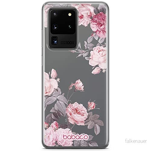 ERT GROUP mobiltelefonfodral för Samsung S20 ULTRA / S11 PLUS originalt och officiellt licensierat Babaco mönster Flowers 055 optimalt anpassad till formen på mobiltelefonen, gedeeltelijk transparant 5905131356321