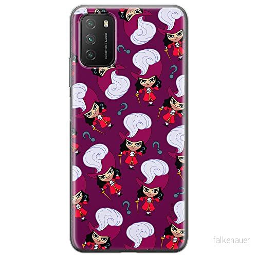 ERT GROUP mobiltelefonfodral för Xiaomi REDMI 9T/ POCO M3 originalt och officiellt licensierat Disney mönster James Hook 002 anpassad till formen på mobiltelefonen, fodral tillverkad av TPU plast 5905131448859