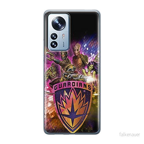 ERT GROUP mobiltelefonfodral för Xiaomi 12 / 12X originalt och officiellt licensierat Marvel mönster Guardians of the Galaxy 013 anpassad till formen på mobiltelefonen, fodral tillverkad av TPU plast 5905511462574