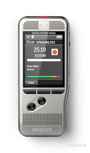 Philips Digital Pocket Memo DPM6000 Röstinspelare 9120056503117