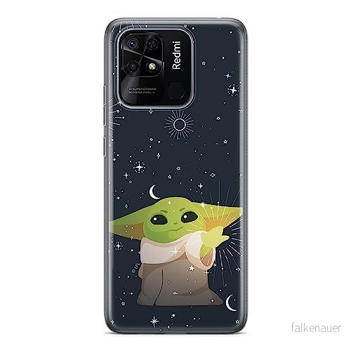 ERT GROUP mobiltelefonfodral för Xiaomi REDMI 10C originalt och officiellt licensierat Star Wars mönster Baby Yoda 024 optimalt anpassad till formen på mobiltelefonen, fodral tillverkad av TPU plast 5905511546601
