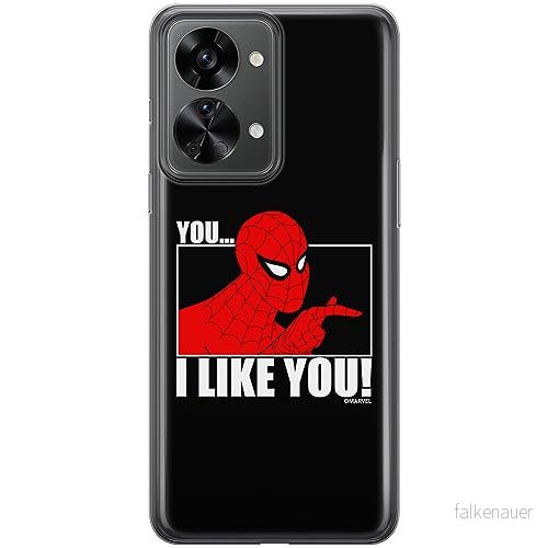 ERT GROUP mobiltelefonfodral för OnePlus NORD 2T 5G originalt och officiellt licensierat Marvel mönster Spider Man 034 optimalt anpassad till formen på mobiltelefonen, fodral tillverkad av TPU plast 5905795011055