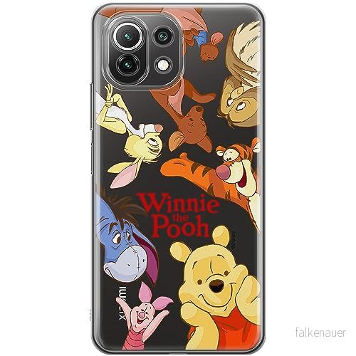 ERT GROUP mobiltelefonfodral för Xiaomi 11 LITE 4G / 5G originalt och officiellt licensierat Disney mönster Winnie the Pooh & Friends 046, gedeeltelijk transparant 5905795043803