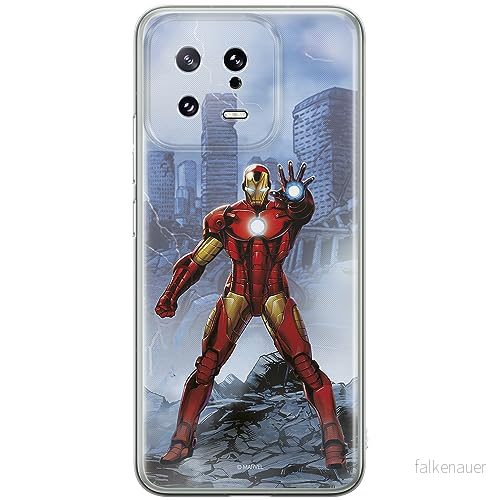 ERT GROUP mobiltelefonfodral för Xiaomi 13 originalt och officiellt licensierat Marvel mönster Iron Man 006 optimalt anpassad till formen på mobiltelefonen, fodral tillverkad av TPU plast 5905511914202