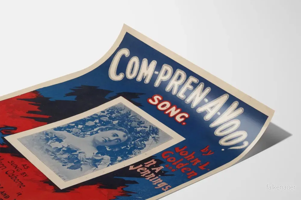 Vintage musikposter Com Pren A Voo av John L. Golden och N. A. Jennings - Bild 3