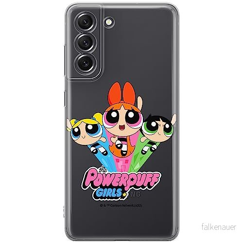 ERT GROUP mobiltelefonfodral för Samsung S21 FE originalt och officiellt licensierat The Powerpuff Girls mönster 029, gedeeltelijk transparant 5905511973414