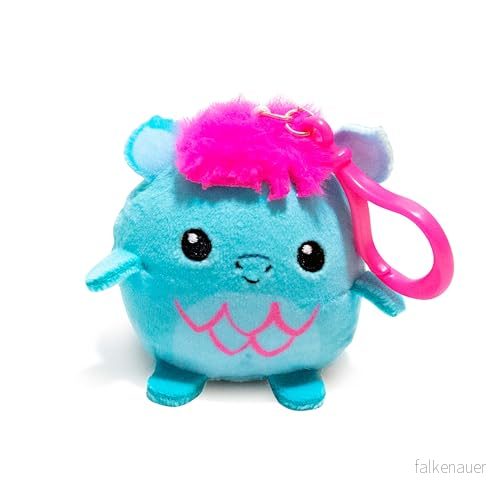 CRAZE Squishpets Sinty Wave 6 cm plysch nyckelring broderad detalj modeller för samlarobjekt 4059779058305