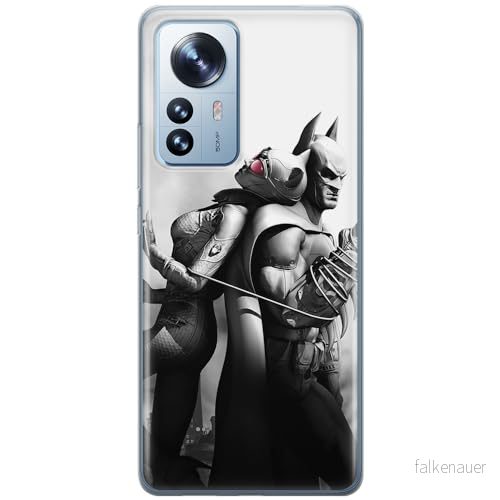 ERT GROUP mobiltelefonfodral för Xiaomi 12 / 12X originalt och officiellt licensierat DC mönster Batman 011 optimalt anpassad till formen på mobiltelefonen, fodral tillverkad av TPU plast 5905511479053
