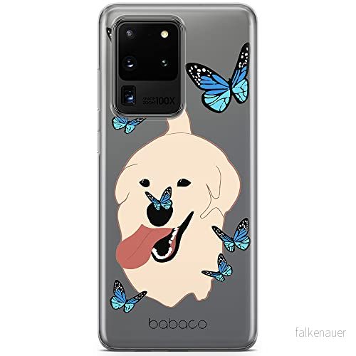 ERT GROUP mobiltelefonfodral för Samsung S20 ULTRA / S11 PLUS originalt och officiellt licensierat Babaco mönster Dogs 011 Vit optimalt anpassad till formen på mobiltelefonen, gedeeltelijk transparant 5905131004789