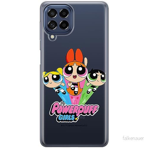 ERT GROUP mobiltelefonfodral för Samsung M33 5G originalt och officiellt licensierat The Powerpuff Girls mönster 029, gedeeltelijk transparant 5905511973636