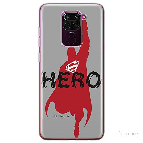 ERT GROUP mobiltelefonfodral för Xiaomi REDMI NOTE 9 originalt och officiellt licensierat DC mönster Superman 038 optimalt anpassad till formen på mobiltelefonen, fodral tillverkad av TPU plast 5905131574695