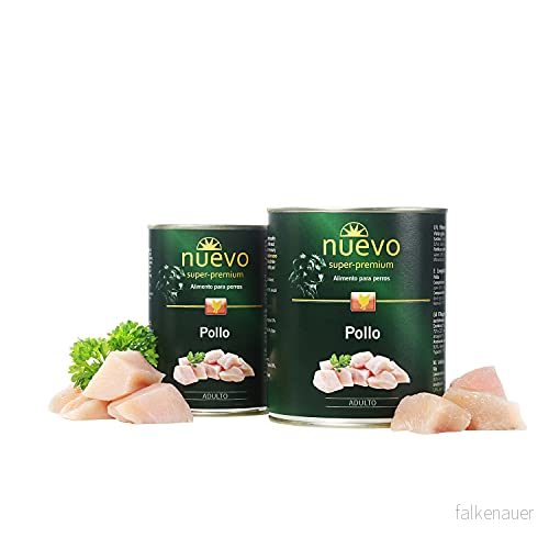 NUEVO Vuxen hundburk: kyckling, 400 g, hund 4250231595059