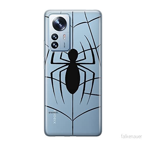 ERT GROUP mobiltelefonfodral för Xiaomi 12 / 12X originalt och officiellt licensierat Marvel mönster Spider Man 013 optimalt anpassad till formen på mobiltelefonen, gedeeltelijk transparant 5905511483074
