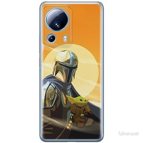 ERT GROUP mobiltelefonfodral för Xiaomi 13 LITE/CIVI 2 originalt och officiellt licensierat Star Wars mönster Baby Yoda 020 anpassad till formen på mobiltelefonen, fodral tillverkad av TPU plast 5905511923624