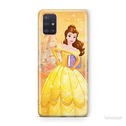 ERT GROUP mobiltelefonfodral för Samsung A51 originalt och officiellt licensierat Disney mönster Bella 001 Vit optimalt anpassad till formen på mobiltelefonen, fodral tillverkad av TPU plast 5903537504094
