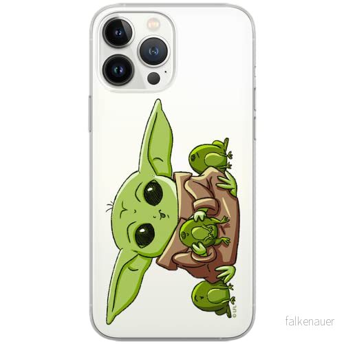 ERT GROUP mobiltelefonfodral för Apple Iphone XR originalt och officiellt licensierat Star Wars mönster Baby Yoda 014 Vit optimalt anpassad till formen på mobiltelefonen, gedeeltelijk transparant 5904805054907