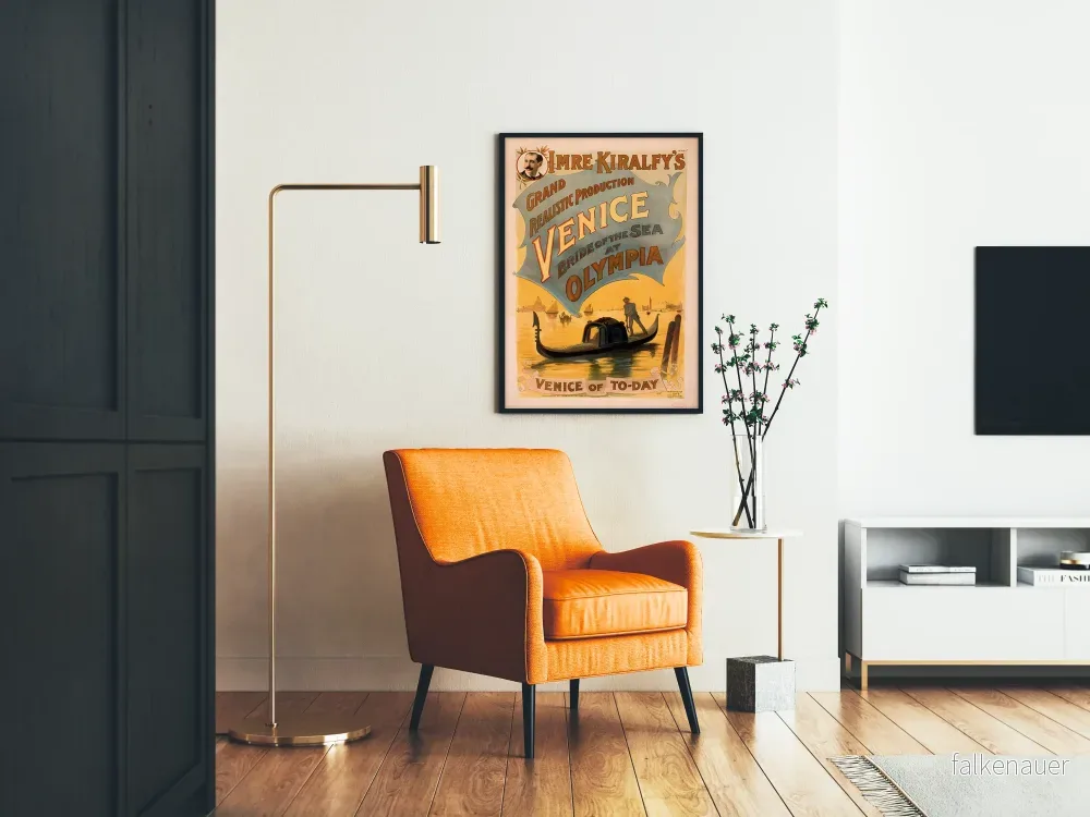 Vintageposter Venetiens Brud av Havet - Bild 2