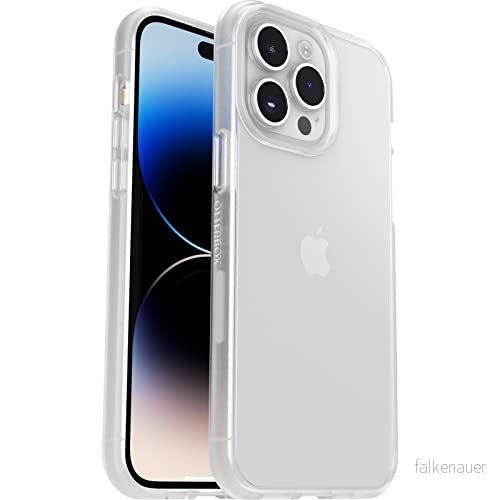OtterBox React Series skal för iPhone 14 Pro Max, stöttåligt, fallsäkert, supertunt, skyddande tunt skal, testad till militärstandard, Klar 840262385145