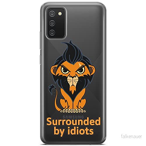 ERT GROUP mobiltelefonfodral för Samsung A02S originalt och officiellt licensierat Disney mönster Scar 001 optimalt anpassad till formen på mobiltelefonen, gedeeltelijk transparant 5905131439482