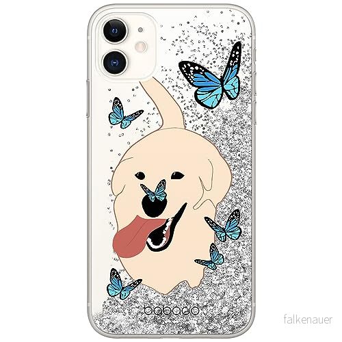 ERT GROUP mobiltelefonfodral för Apple Iphone 11 originalt och officiellt licensierat Babaco mönster Dogs 011 optimalt anpassad till formen på mobiltelefonen, med glitter overflow effekt 5905131052308
