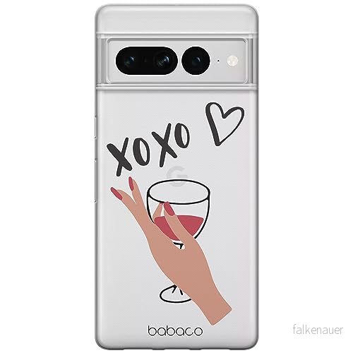 ERT GROUP mobiltelefonfodral för Google PIXEL 7 PRO originalt och officiellt licensierat Babaco mönster XOXO 001 optimalt anpassad till formen på mobiltelefonen, gedeeltelijk transparant 5905795169039