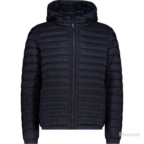 CMP Herrjacka i nylon med fast huva, svart blå, 48 8050243170826